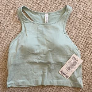NWT Lululemon Ebb to Street RB Crop Tank Sz 12